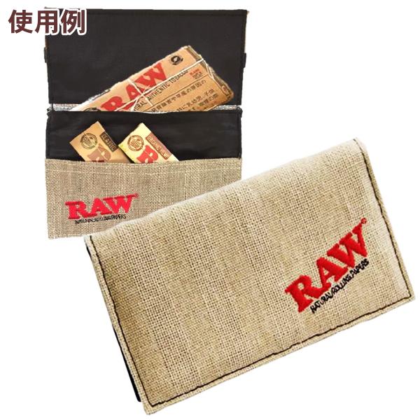 RAW トラベルポーチ シャグポーチ 手巻きタバコ用ポーチ ロウ : 喫煙具