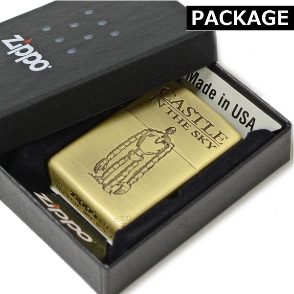 ZIPPO スタジオジブリ NZ-47 天空の城ラピュタ ロボット兵 ジッポー ライター 正規品 真鍮古美 コレクション 人気 アニメ バルス オイルライター 旧NZ-02_3