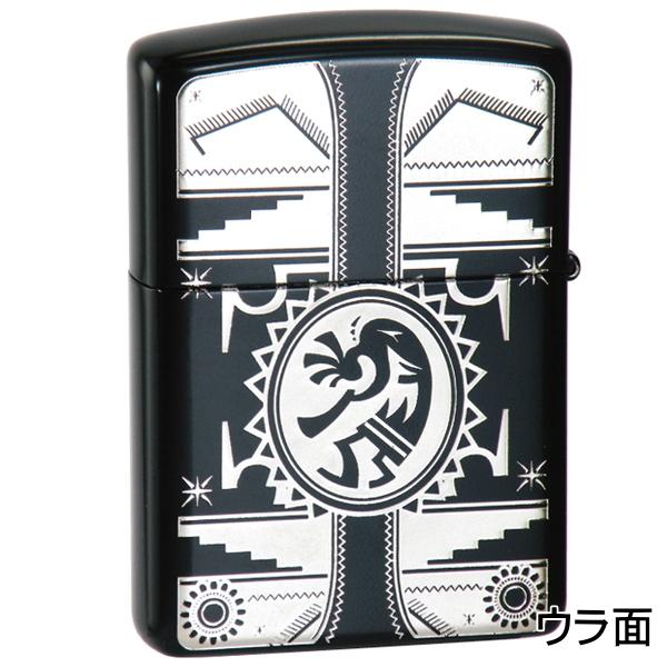 ZIPPO アーマー ジッポー インディアンスピリット BKココペリ 天然石オニキス アーマー ZIPPOライター オイルライター ZIPPO ギフト｜kuyura｜02