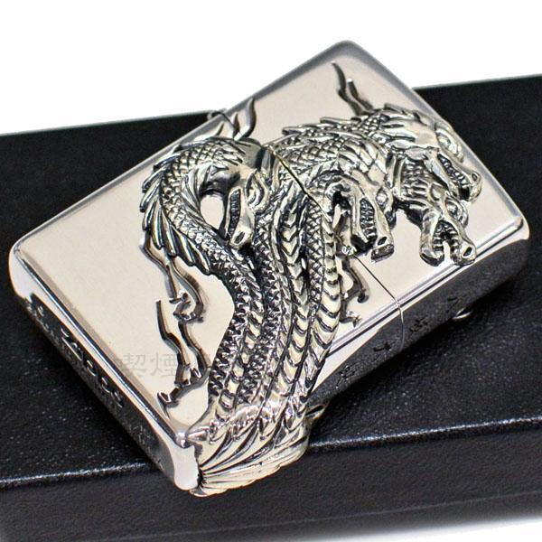 ZIPPO（ジッポー） 八岐大蛇 ヤマタノオロチ 銀いぶし 神獣シリーズ
