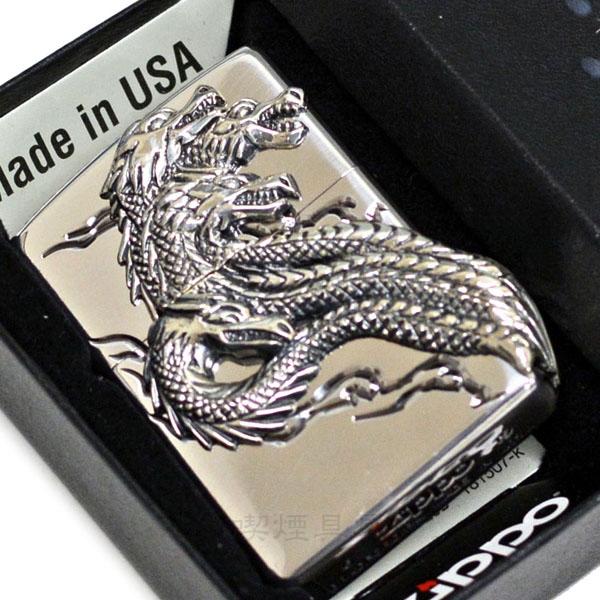 ZIPPO（ジッポー） 八岐大蛇 ヤマタノオロチ 銀いぶし 神獣シリーズ 