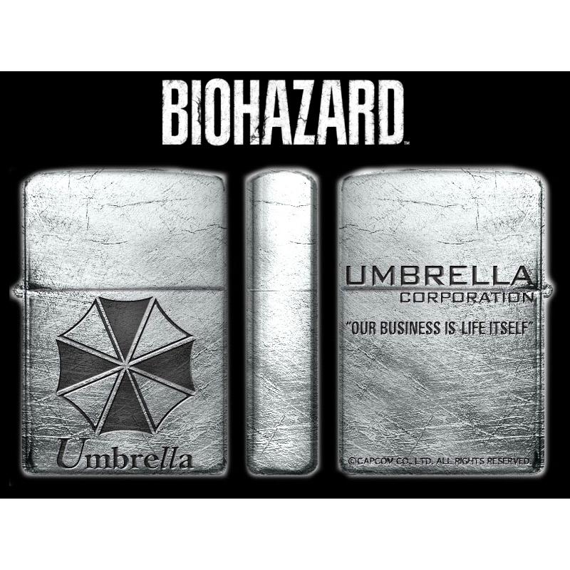 ZIPPO（ジッポー） ライター バイオハザード Umbrella 銀サテン古美