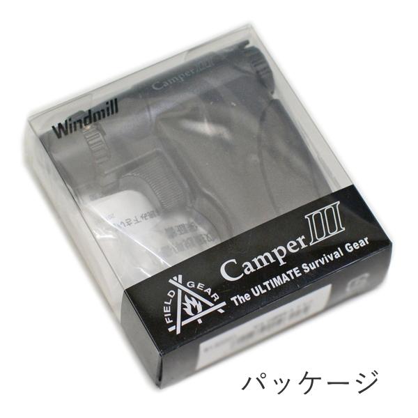 3バーナーフレーム Windmill キャンパー3 ターボライター W14 全6色 ウインドミル ガス