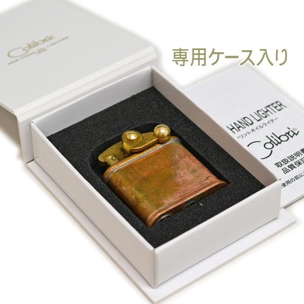 Colibri コリブリ ライター 308M-003 ワイルドブラス フリントオイルライターの画像