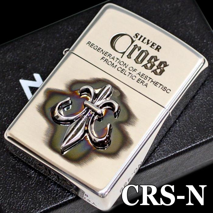 ZIPPO（ジッポー） シルバークロスメタル CRS 全4タイプ ライター 正規