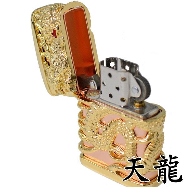 ZIPPO（ジッポー） 天龍（一） ピンクゴールド TR-PAU フルメタル 