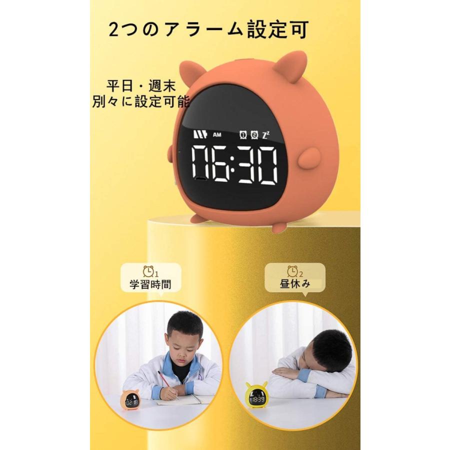 モデル着用 注目アイテム 目覚まし時計 置き時計 デジタル おしゃれ クロック アンティーク ナイトライト キャラクター かわいい アナログ 北欧 プレゼント ミニ Cisama Sc Gov Br