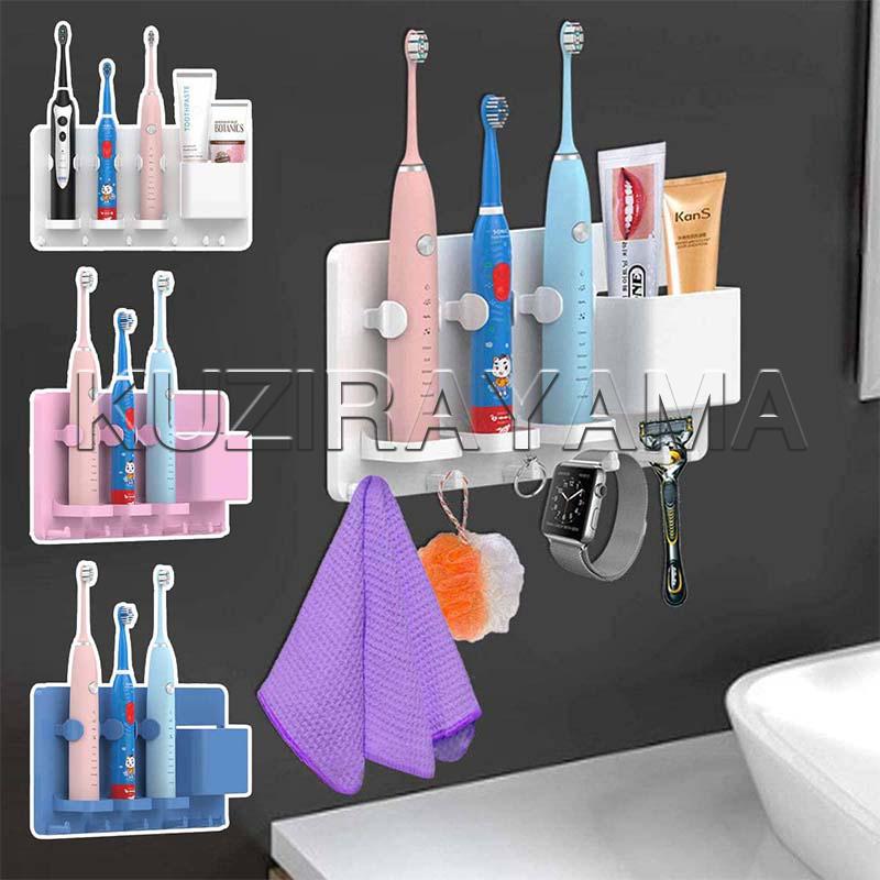 電動歯ブラシホルダー 壁掛け 置き型 トゥースブラシスタンド 歯ブラシ立て バスルーム収納 歯ブラシスタンド 壁掛け 防塵衛生 家族用 お風呂 洗面所 収納 Jscy Yf 1 鯨山 通販 Yahoo ショッピング