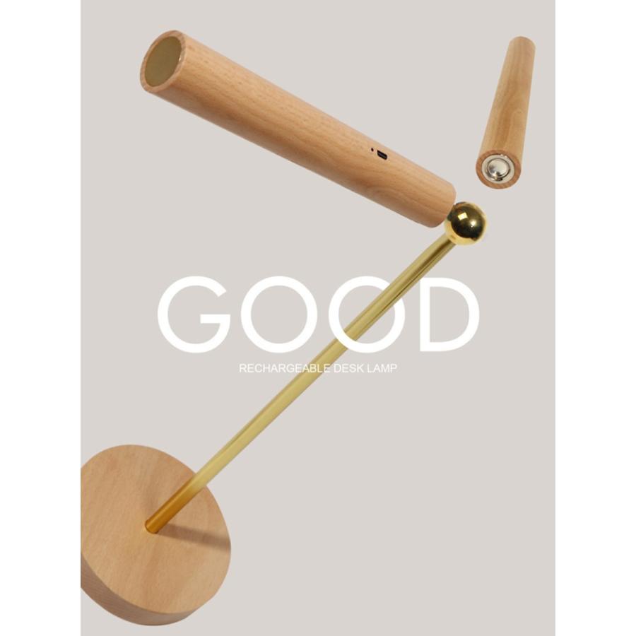 LEDの木製の電気スタンド led マグネット固定読書灯 usb電池式 デスク