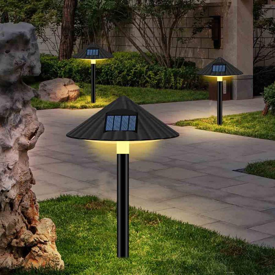 ガーデンライト ソーラーライト 地中埋込型ライト 4LED 高輝度 4個セット 通販
