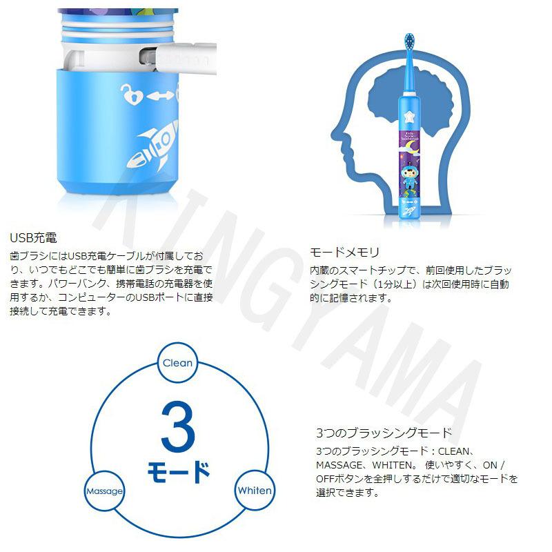 電動歯ブラシ ソニックブラシ 本体 替えブラシ4本 ミュージカル 音楽
