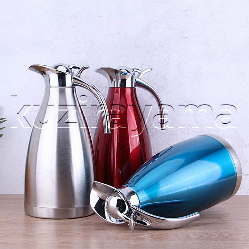 1500ML ステンレスポット 保温ポット 冷水ポット 卓上ポット 1.5 1500ML ステンレスポット 保温ポット 冷水ポット 卓上ポット 1.5