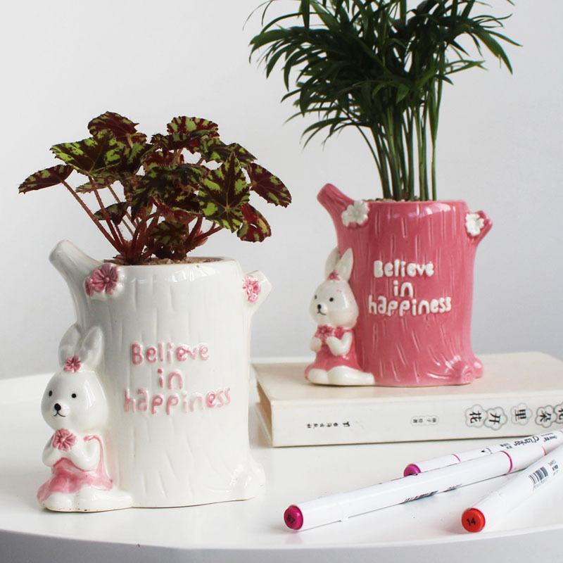 円筒形 多肉植木鉢 陶器鉢 サボテン鉢 ミニ鉢 鉢 ミニ植物適用 セラミックホワイト 観葉植物ポット 鉢植え インテリア ベランダ 観葉植物 兎 可愛い 軽い Jszg 8 鯨山 通販 Yahoo ショッピング