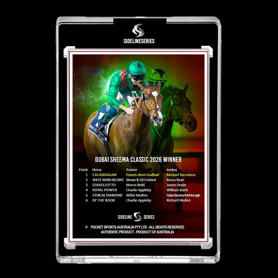 CALANDAGAN カランダガン　ドバイシーマクラシック　カード　限定50枚 Calandagan カランダガン 海外競馬コレクションカード ドバイシーマ