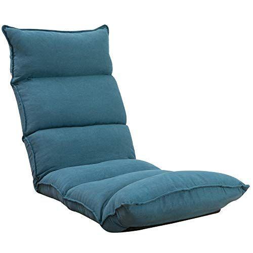 交換無料 座椅子 フロアチェア 肉厚クッション 低反発ウレタン フロアソファー14段階調整可能 Blue 06baa 人気ショップが最安値挑戦 Www Gettoknowmontco Com