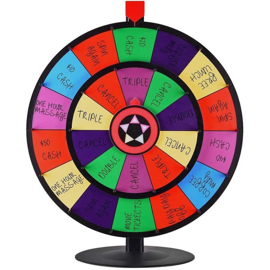 内祝い Winspin ルーレット ダブルホイール回転 罰ゲームルーレット 抽選ルーレット ホイール Prize Wheel 卓上ゲーム お祭り 抽 002 K R 通販 Yahoo ショッピング 在庫限り Linkersexpress Com