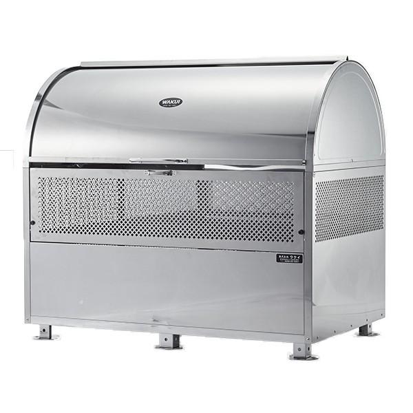 【日本製】WAKUI(ワクイ) 770L ゴミステーション　町内会　集合住宅　店舗　大型ゴミ箱　屋外　スライド式　ステンレス　環境ステーションCR-1200　幅1,200mm |  | 01