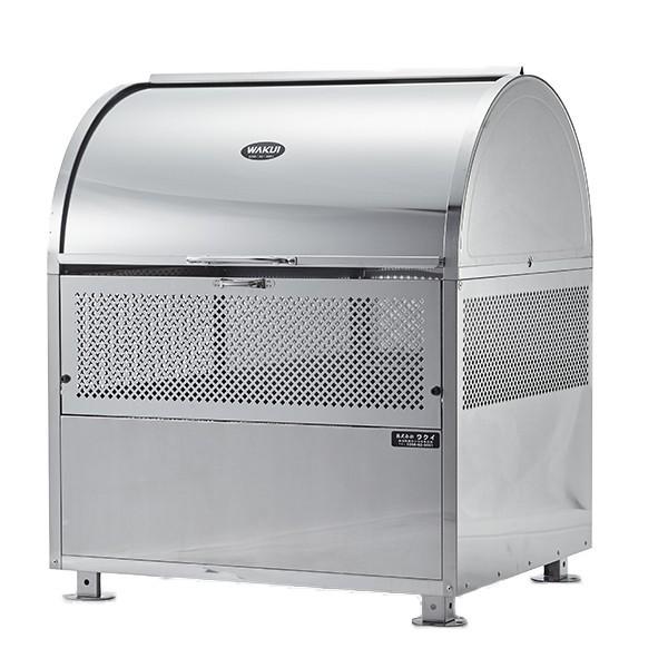 【日本製】WAKUI(ワクイ) 550L ゴミステーション　町内会　集合住宅　店舗　大型ゴミ箱　屋外　スライド式　ステンレス　環境ステーションCR-900　幅900mm |  | 01