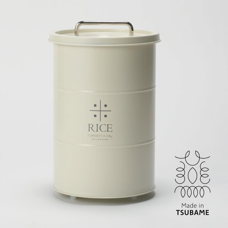 直接引き取り限定　大型　米ビツ　金属製　ライストラッカー 日本製】WAKUI(ワクイ) 米びつ 5kg〜10kg ライスストッカー パッキン