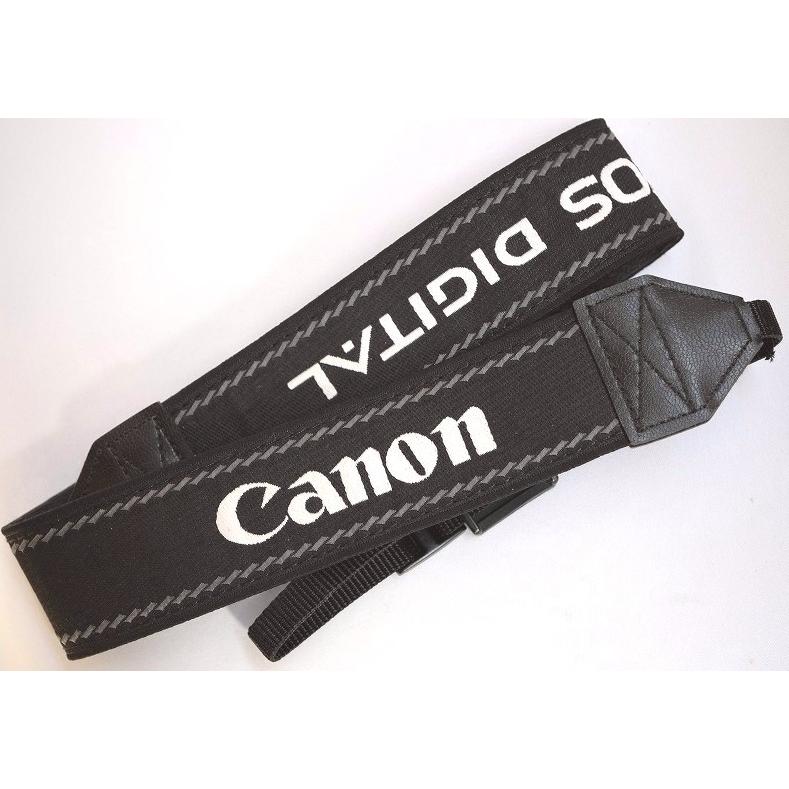キヤノン Canon キャノン純正 EOS Digital ストラップ 黒地白 キヤノン Canon キャノン純正 EOS Digital ストラップ 黒地白