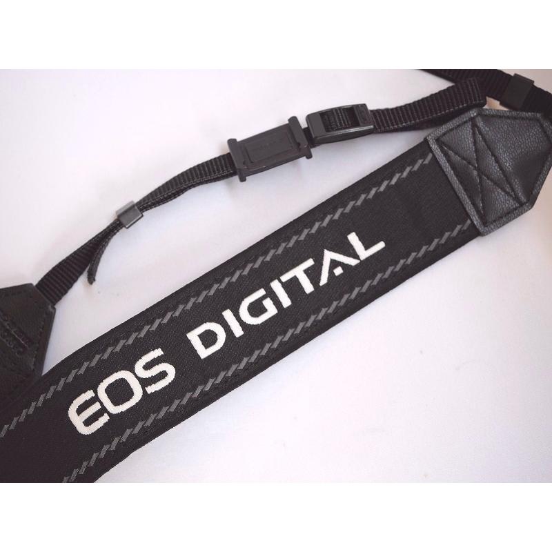 キヤノン Canon キャノン純正 EOS Digital ストラップ 黒地白 キヤノン Canon キャノン純正 EOS Digital ストラップ 黒地白