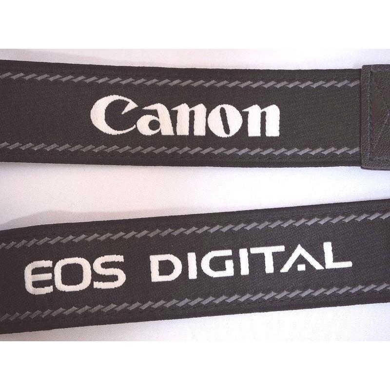 キヤノン Canon キャノン純正 EOS Digital ストラップ 黒地白 キヤノン Canon キャノン純正 EOS Digital ストラップ 黒地白