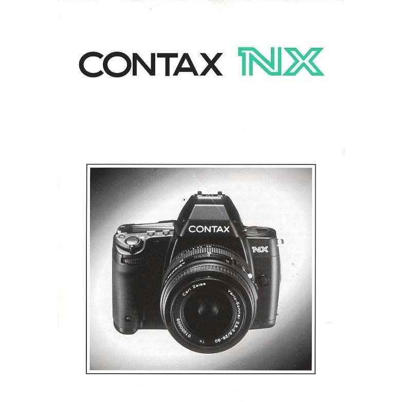CONTAX純正取扱説明書のまとめ売り CONTAX（コンタックス） NX 取扱説明書 オリジナル版(新同美品) : 観龍