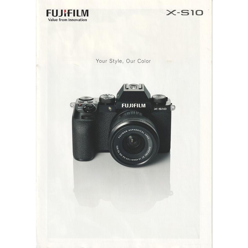 富士フイルム Xシステム Fujifilm フジ X-S10 の カタログ /2022.1(未 