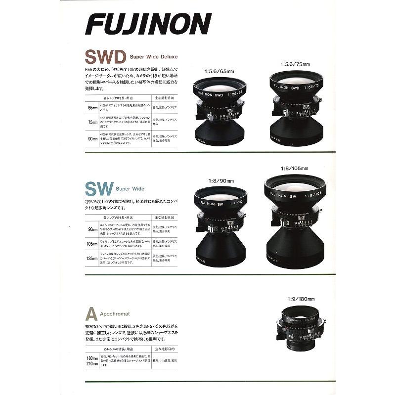 FUJIFILM Fujifilm フジフイルム フジノン 大判レンズ の FUJIFILM Fujifilm フジフイルム フジノン 大判レンズ の