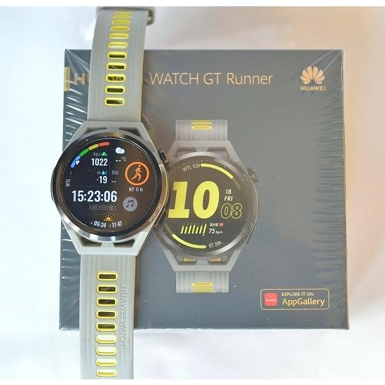 Huawei ファウエイ スマートウオッチ GT Runner (極美中古) : huaw02 