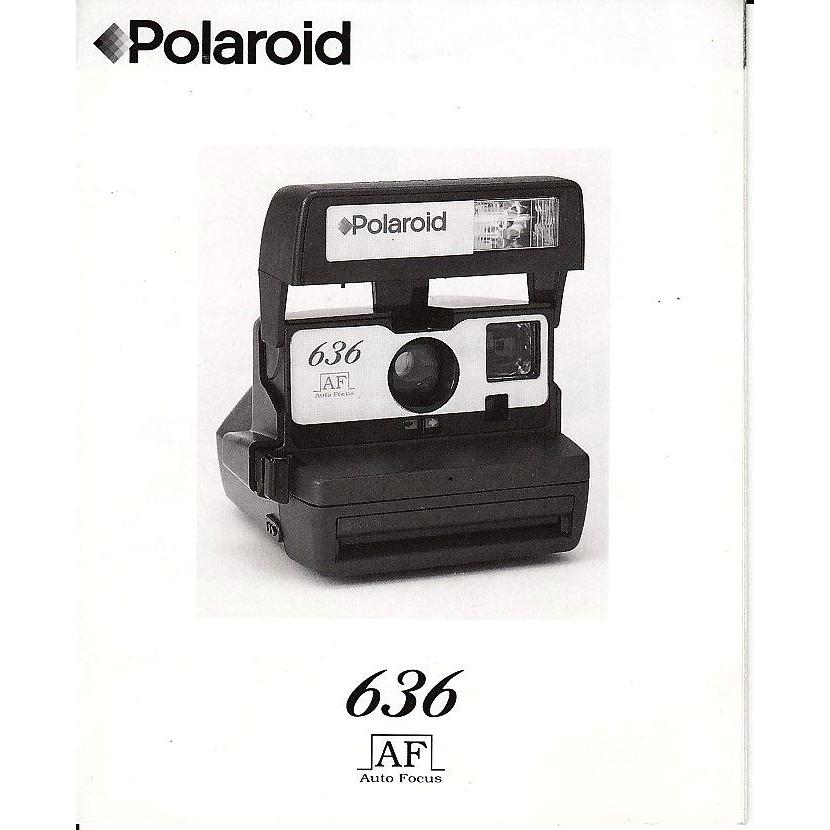 Polaroid ポラロイド 636 の 取扱説明書(極美中古) : 観龍堂 Polaroid ポラロイド 636 の 取扱説明書(極美中古) : 観龍堂