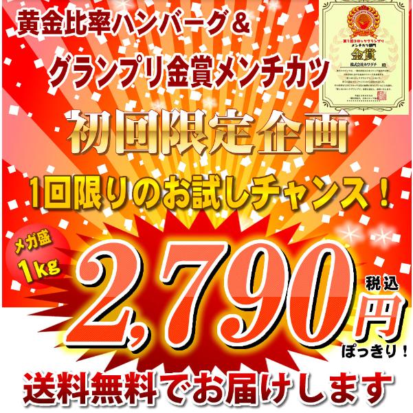 ギフト 肉 ハンバーグ 4個 メンチ 4個 | 1kg 国産 ギフト 肉 冷凍 和牛 お取り寄せ |  | 01