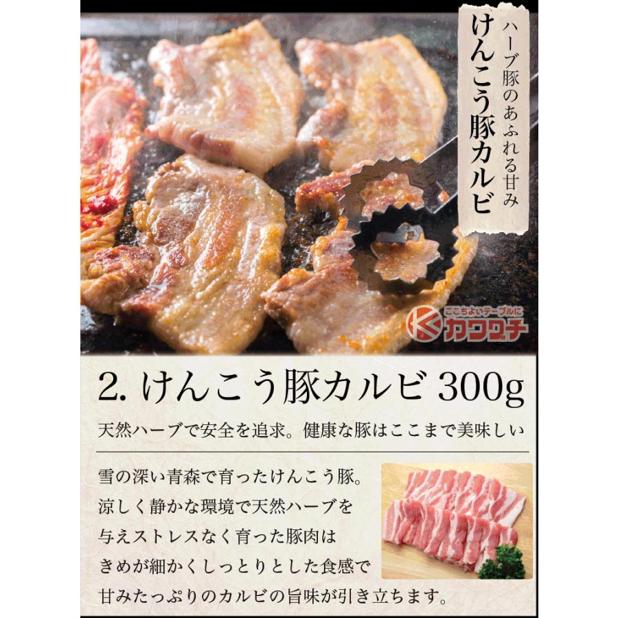 ギフト 肉 焼肉 福袋 1kg 3種盛 | 送料無料 | 肉 和牛 入り 焼肉セット 訳あり ハラミ 豚 カルビ｜kwgchi｜06