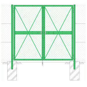 門扉 両開き H180 W0 ゲート 金網フェンス 売れ筋ランキングも H180 W0