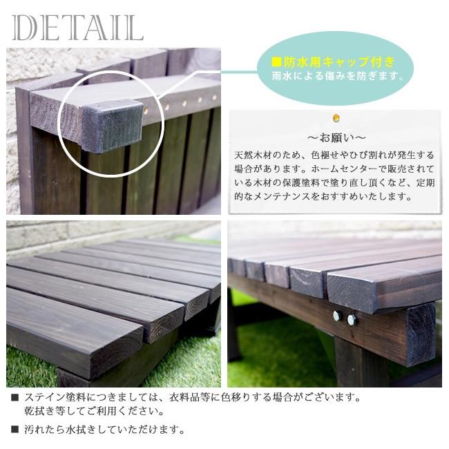 木製 diy ベンチ 縁側 デッキ縁台（180×58cm） : あっと解消 Yahoo!店