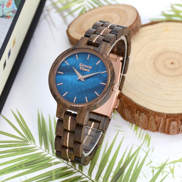 腕時計 木製 レディース GreenTime ベーシック ZW125A プレゼント 女性 グリーンタイム｜kwn｜02