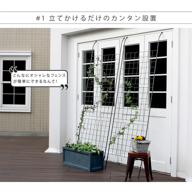 グリーンカーテン 立て掛け支柱 アイアン製 緑のカーテン : あっと解消