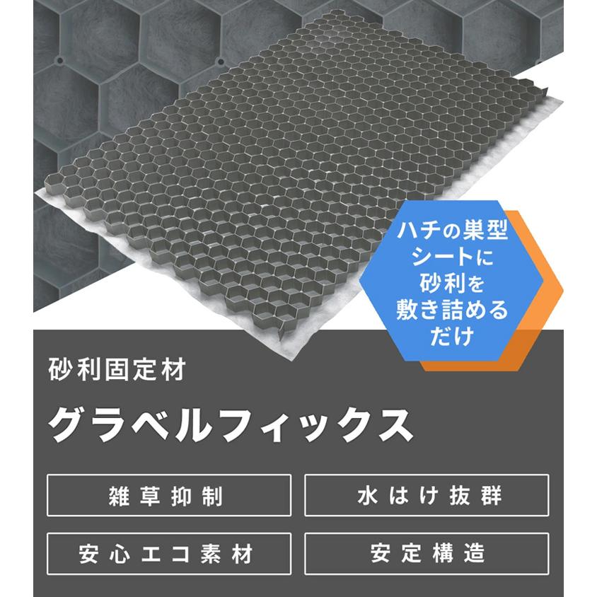 公式ショップ】砂利止め グラベルフィックス プロ 1176×764×32mm diy