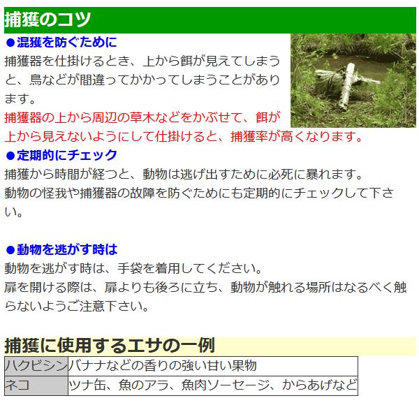 踏み板式 捕獲器 後ろ扉つき 猫 保護 捕獲機 イタチ 駆除 動物 罠 庭