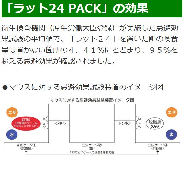 ラット24 PACK 5個セット 天井裏 倉庫 忌避剤 対策 ネズミよけ 追い出し_5