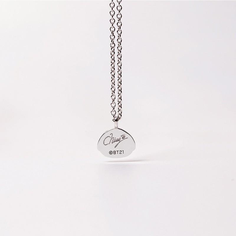 ジミン Jimin チミー Chimmy Bt21 公式グッズ Bts 防弾少年団 バンタン シルバー ネックレス 韓流 グッズ Kpop 韓流 Kiki 通販 Yahoo ショッピング