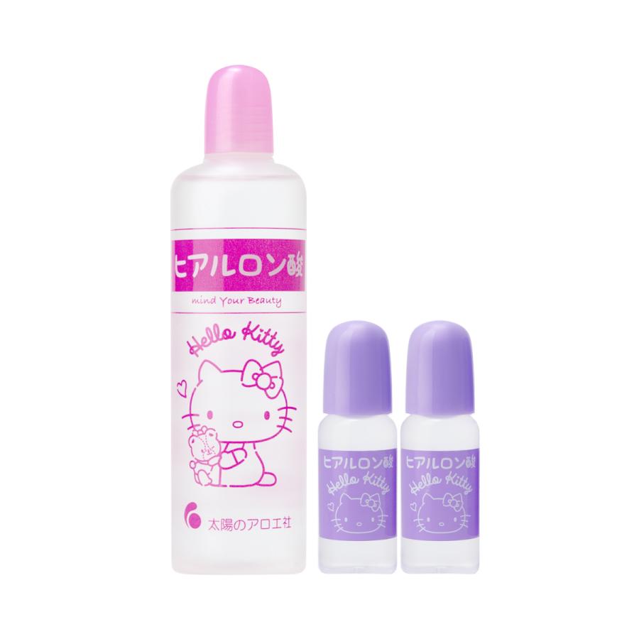 太陽のアロエ社 ハローキティ hellokitty  ヒアルロン酸80ml おまけ付き（10ml×2） 美容液 保湿 ボディケア ヒアルロン酸原液｜kwry001-store｜02