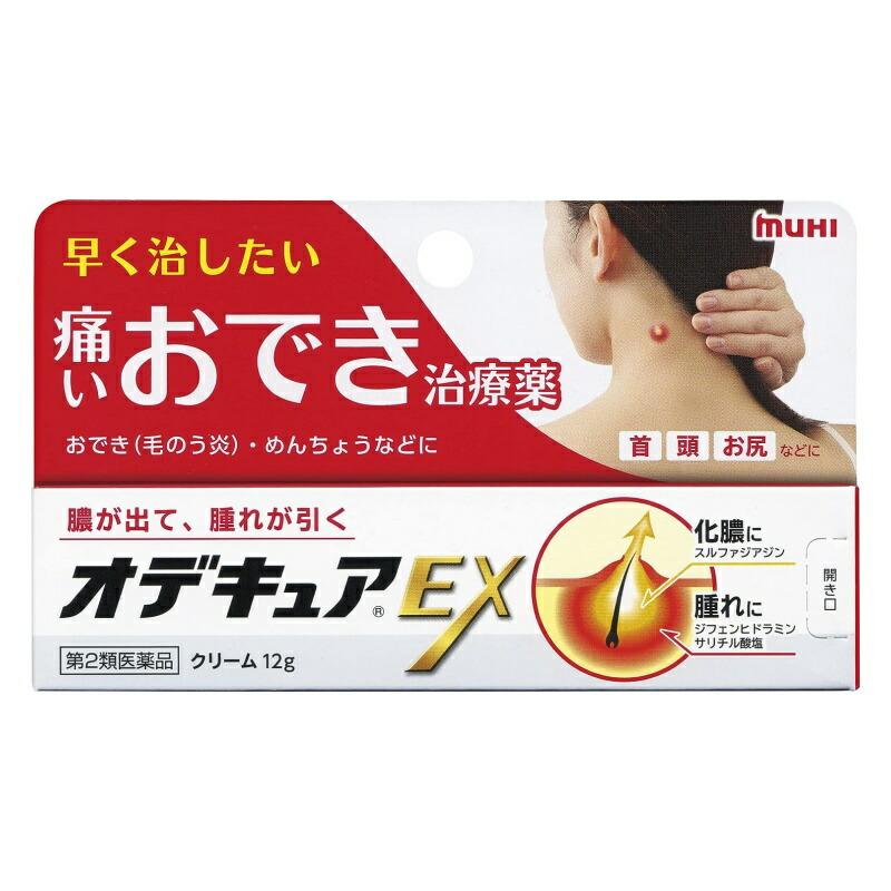 池田模範堂 【第2類医薬品】オデキュアEX クリーム 12g おでき