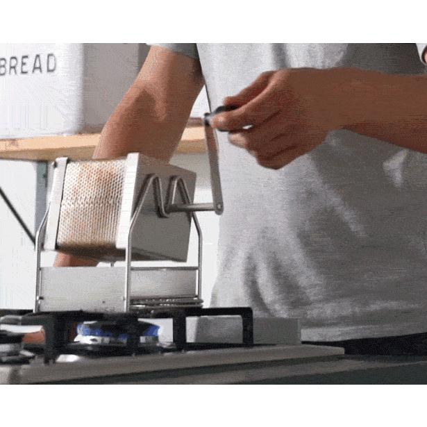 珈琲考具 コーヒー焙煎機 手動式 回転ロースター 家庭用 ガス火対応