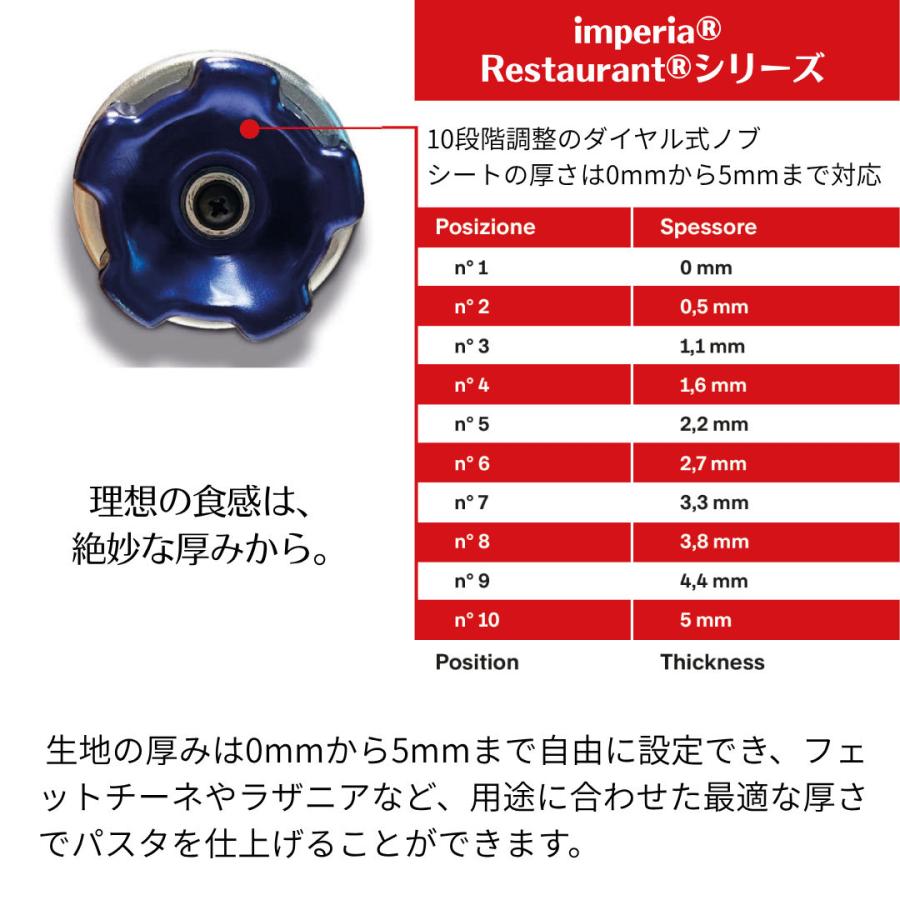 imperia（インペリア） パスタマシン R220 マヌアーレ Restaurant