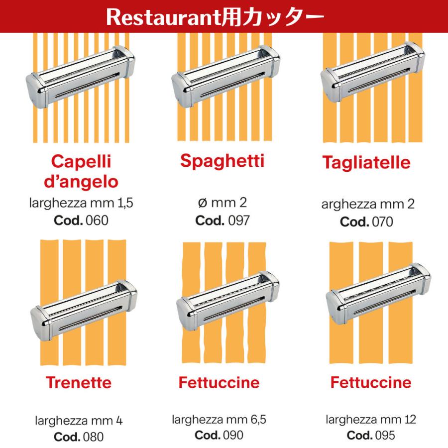 imperia（インペリア） パスタマシン R220 R-220 専用カッター 4mm 