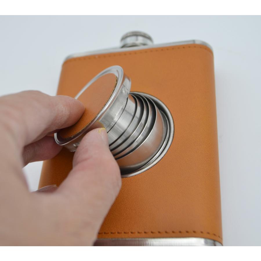 TDI FLASK】フラスコ スキットルZDB-8B ステンレス製 8oz BR お酒 水筒