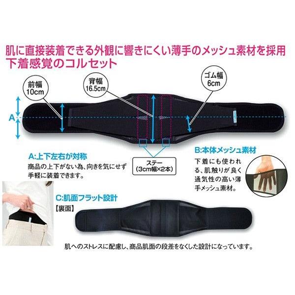 腰痛ベルト 薄型 コルセット 夏用 サポートベルト 大きいサイズ