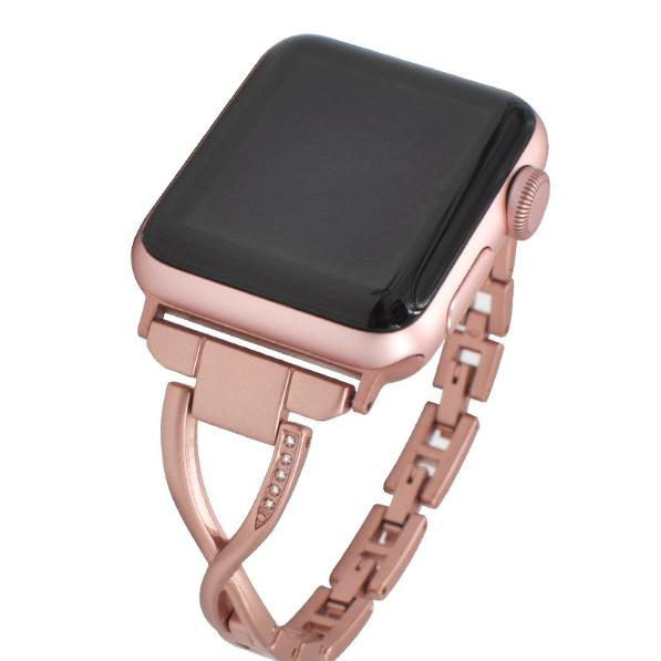 アップルウォッチ バンド ステンレス レディース おしゃれ 女性 ベルト チェーン Apple Watcｈ 軽い SE 8 7 38 40 42 44 45mm｜ky-net｜10