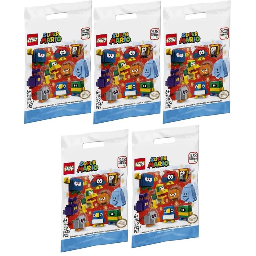 5パック) レゴ LEGO スーパーマリオ キャラクター パック シリーズ4 